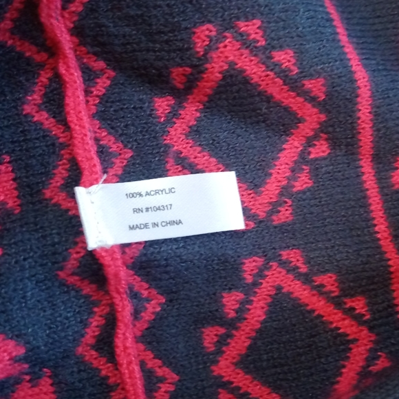 Bohemian Aztec Trendy Colorful Patterned Infinity Scarf - Picture 5 of 8